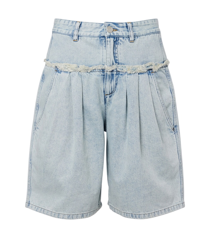 Photo: Marant Etoile Iselle denim shorts