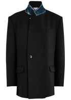 Paris Georgia Male Twill Blazer Black