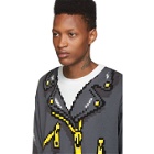 Moschino Grey The Sims Edition Pixel Sweater