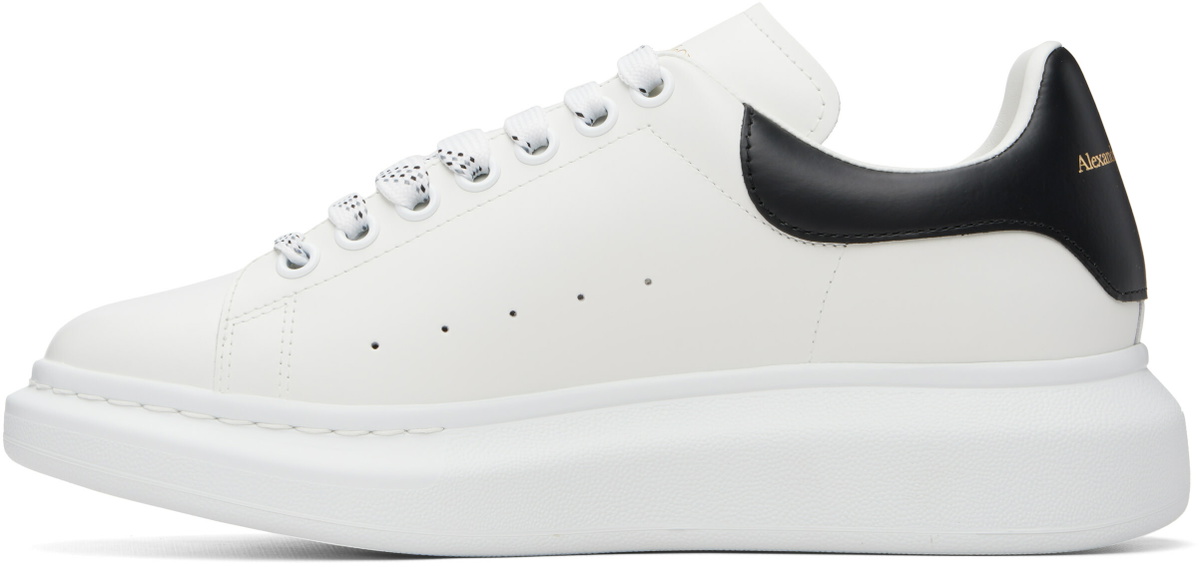 McQueen White & Black Oversized Sneakers