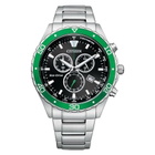 Citizen Chronograph Black Dial Mens Watch AT2386-55E