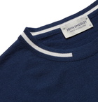 John Smedley - Turnbull Slim-Fit Striped Wool Sweater - Blue