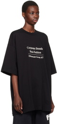 VETEMENTS Black 'Corporate Brands Ruin Fashion' T-Shirt