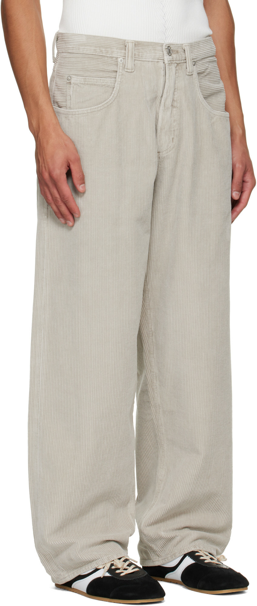 AGOLDE Gray Fusion Trousers