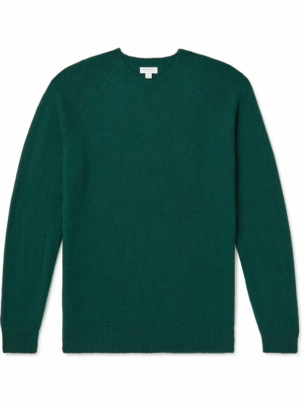 Photo: Sunspel - Wool Sweater - Green