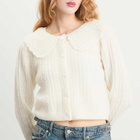 RIXO Women's Jelena Cardigan in Cream