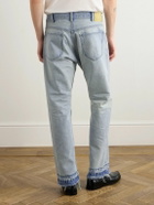 CELINE - Wesley Straight-Leg Distressed Jeans - Blue
