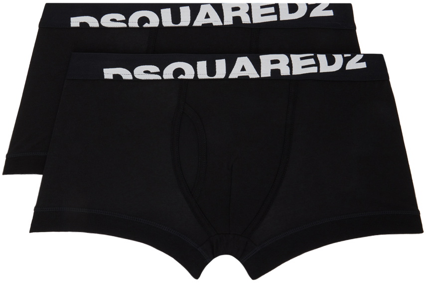 Dsquared2 Two-Pack Black Boxer Briefs