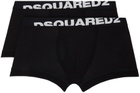 Dsquared2 Two-Pack Black Boxer Briefs