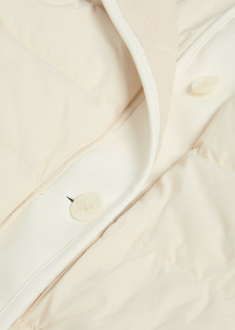 Rag & Bone Gloria Quilted Shell Jacket Off White