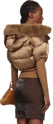 KNWLS Brown Mabel Bomber Jacket