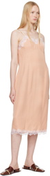 Carven Pink Lingerie Midi Dress
