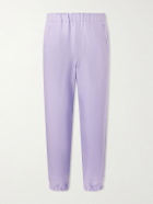 God's True Cashmere - Linen Drawstring Sweatpants - Purple