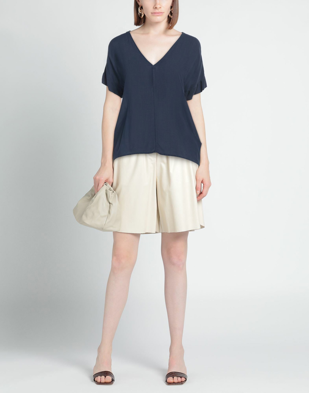 Alessia Santi Womens Top in Navy