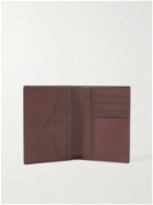 BRUNELLO CUCINELLI - Logo-Debossed Leather Bifold Cardholder