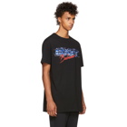 Balmain Black Oversized Exit T-Shirt