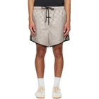 Fear of God ESSENTIALS Gray Checkered Gym Shorts