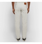 Incotex - Slim-Fit Stretch-Cotton Corduroy Trousers - Men - Gray