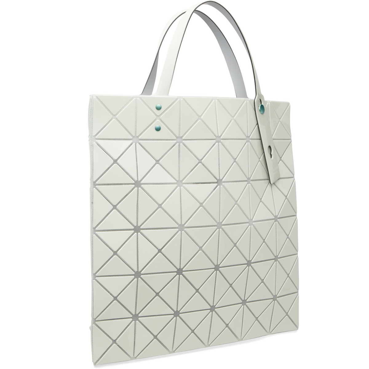 BAO BAO ISSEY MIYAKE Green Lucent One-Tone Tote