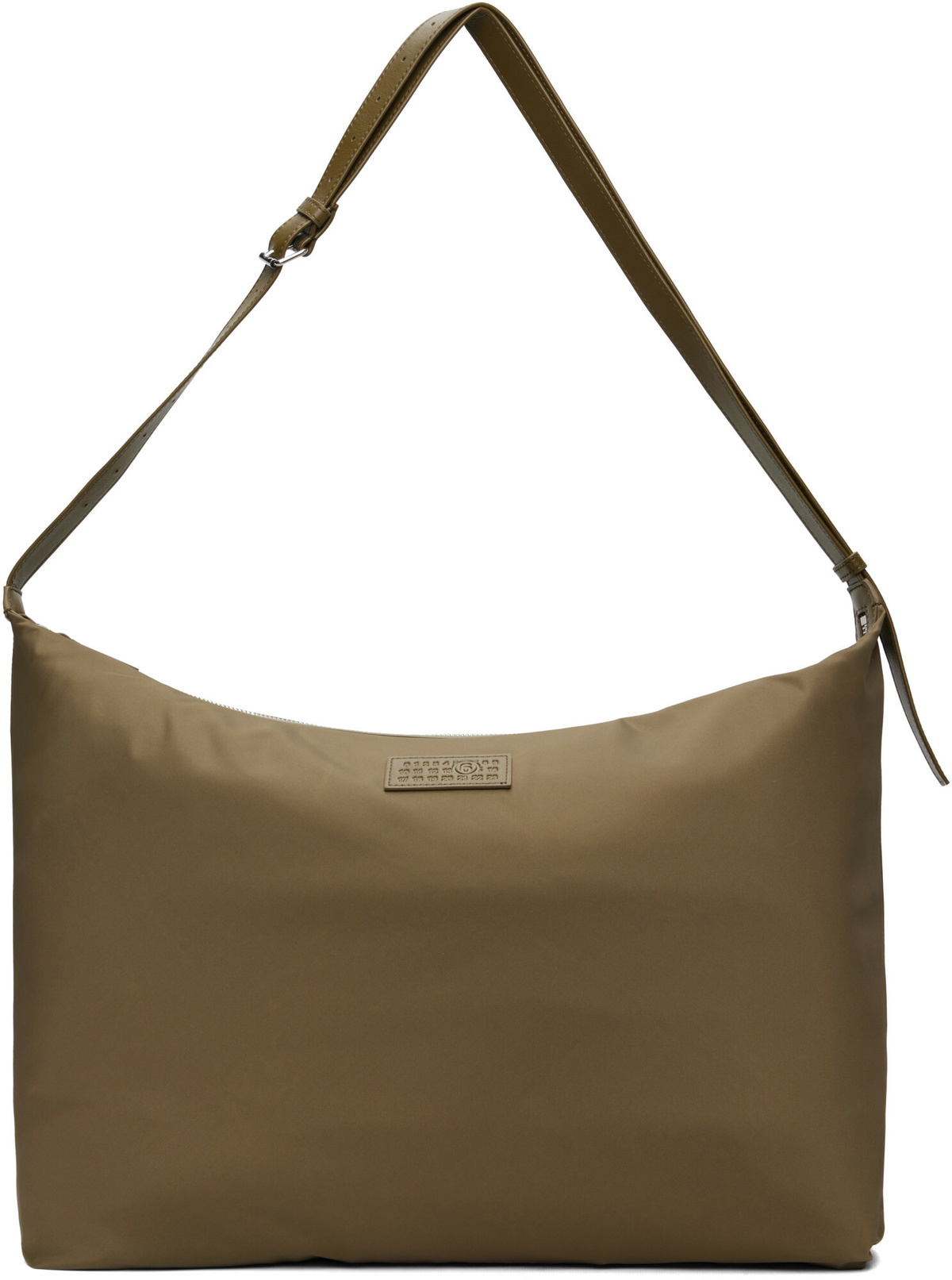 MM6 Maison Margiela Khaki Big Numeric Crossbody Bag