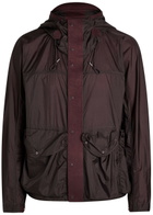 Ten C Skye Panelled Shell Jacket Dark Brown