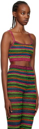 AGR Multicolor Cropped Tank Top