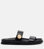 Tory Burch Romy Sport leather slides