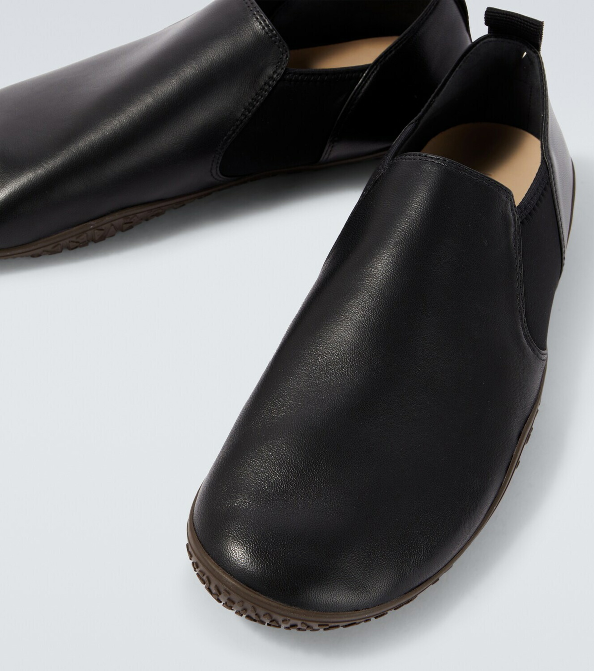 Lemaire Vibram leather slip-on shoes