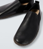Lemaire Vibram leather slip-on shoes