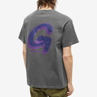 Gramicci Men's Big G-Logo T-Shirt in Grey Pigment