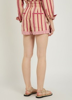 Isabel Marant étoile Nirma Striped Cotton Shorts Beige