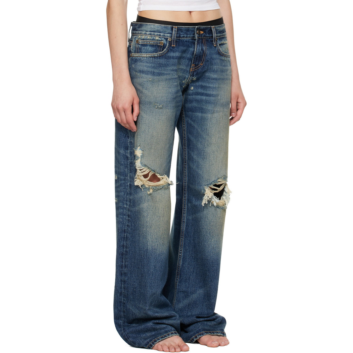 Raimundo Langlois Indigo Bootcut Jeans