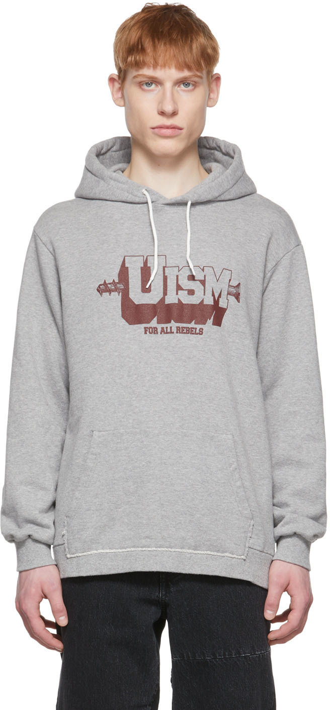 Undercoverism Grey Cotton Hoodie
