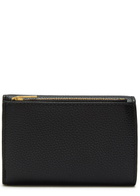 Mulberry Logo Grained Leather Wallet - Black - One Size