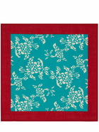 LISA CORTI Set Of 4 Queen Green Kandem Napkins