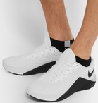 Nike Training - Metcon 5 Rubber-Trimmed Mesh Sneakers - White