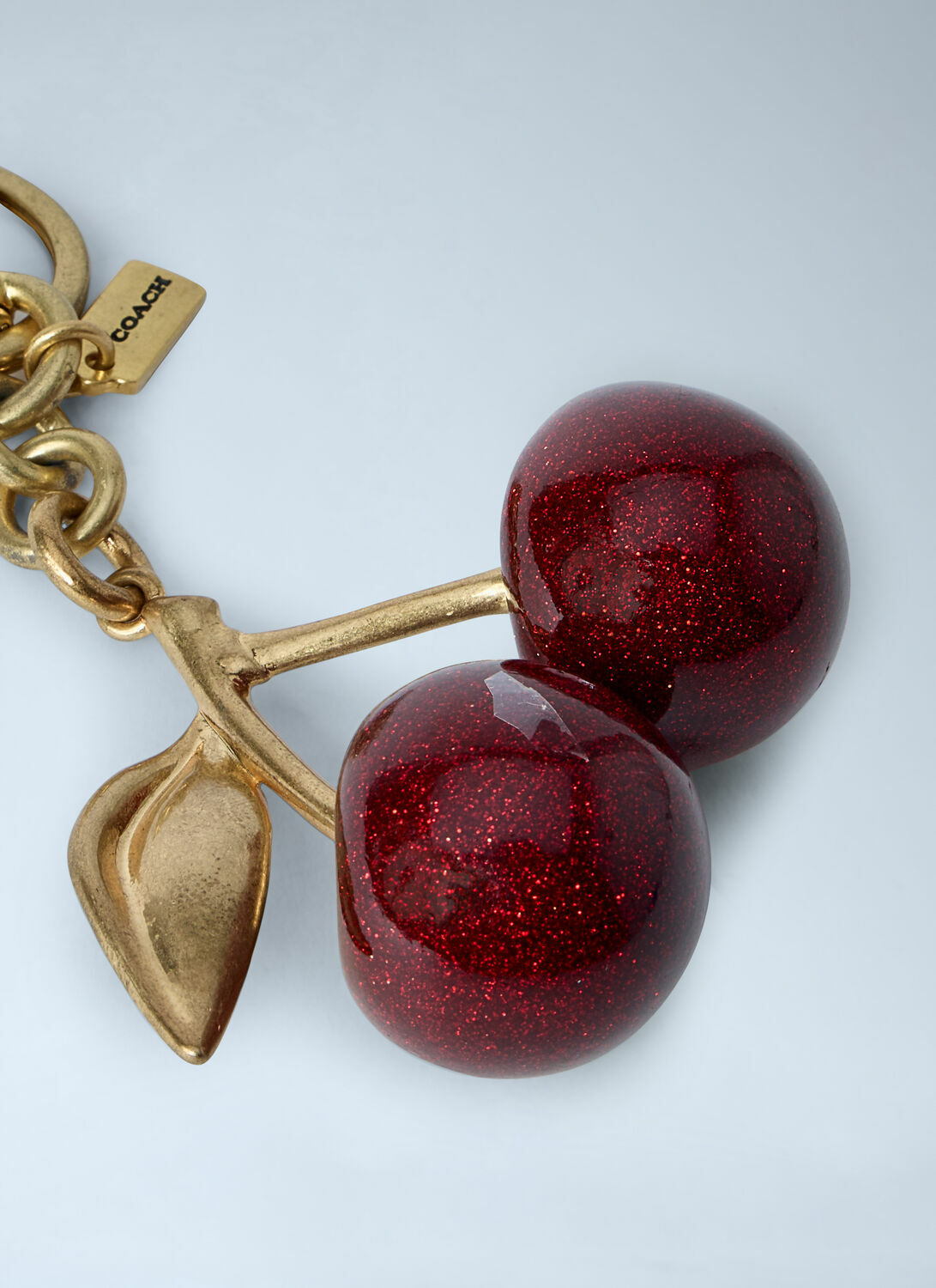 Coach Cherry Charm Keyring