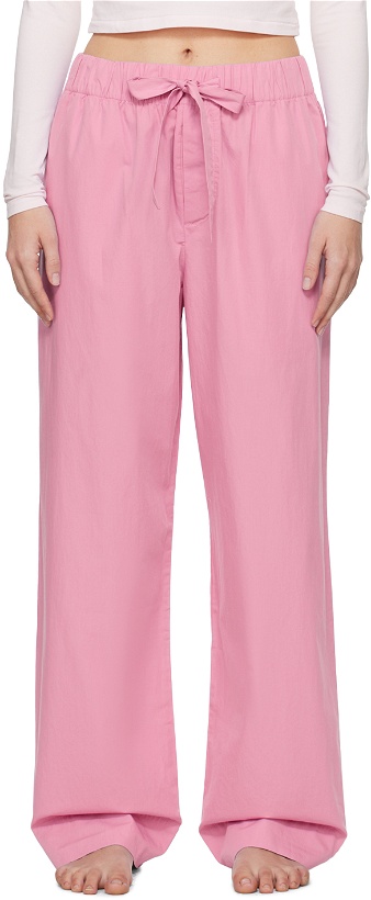 Photo: Tekla Pink Drawstring Pyjama Pants