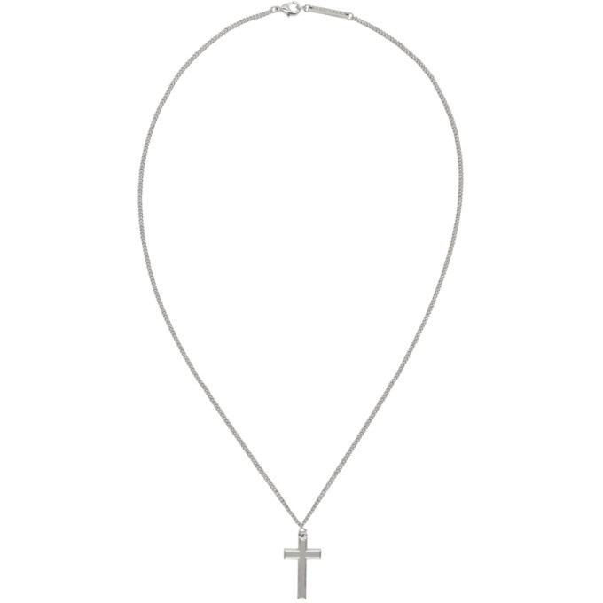 Photo: Dsquared2 Silver Punk Cross Necklace