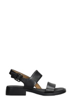 Camper Dana Sandals In Black Leather