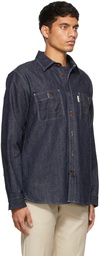 Nudie Jeans Indigo Sven Dry Denim Shirt