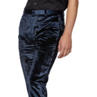 Paul Smith Blue Velvet Slim Trousers