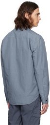 Stone Island Blue Comfortable Fit Shirt