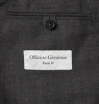 OFFICINE GÉNÉRALE - Unstructured Virgin Wool Suit Jacket - Gray