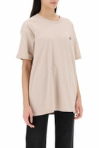 VIVIENNE WESTWOOD classic t-shirt with orb logo Beige