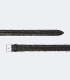The Row Fisherman woven leather belt