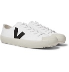 Veja - Nova Rubber-Trimmed Organic Cotton-Canvas Sneakers - White
