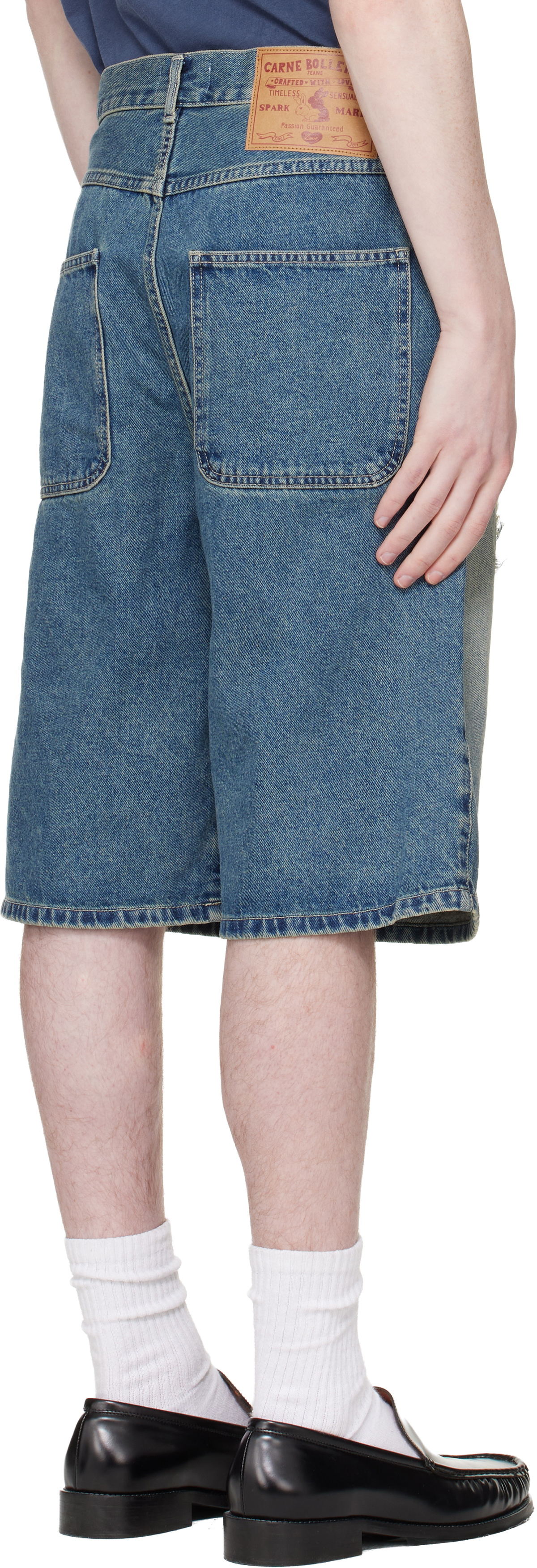 Carne Bollente Blue 'The Love' Denim Shorts