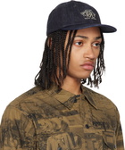 RRL Indigo Ranch Logo Denim Ball Cap