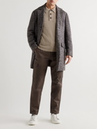 Brioni - Slim-Fit Cashmere and Silk-Blend Polo Shirt - Neutrals